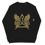 Unisex organic raglan sweatshirt